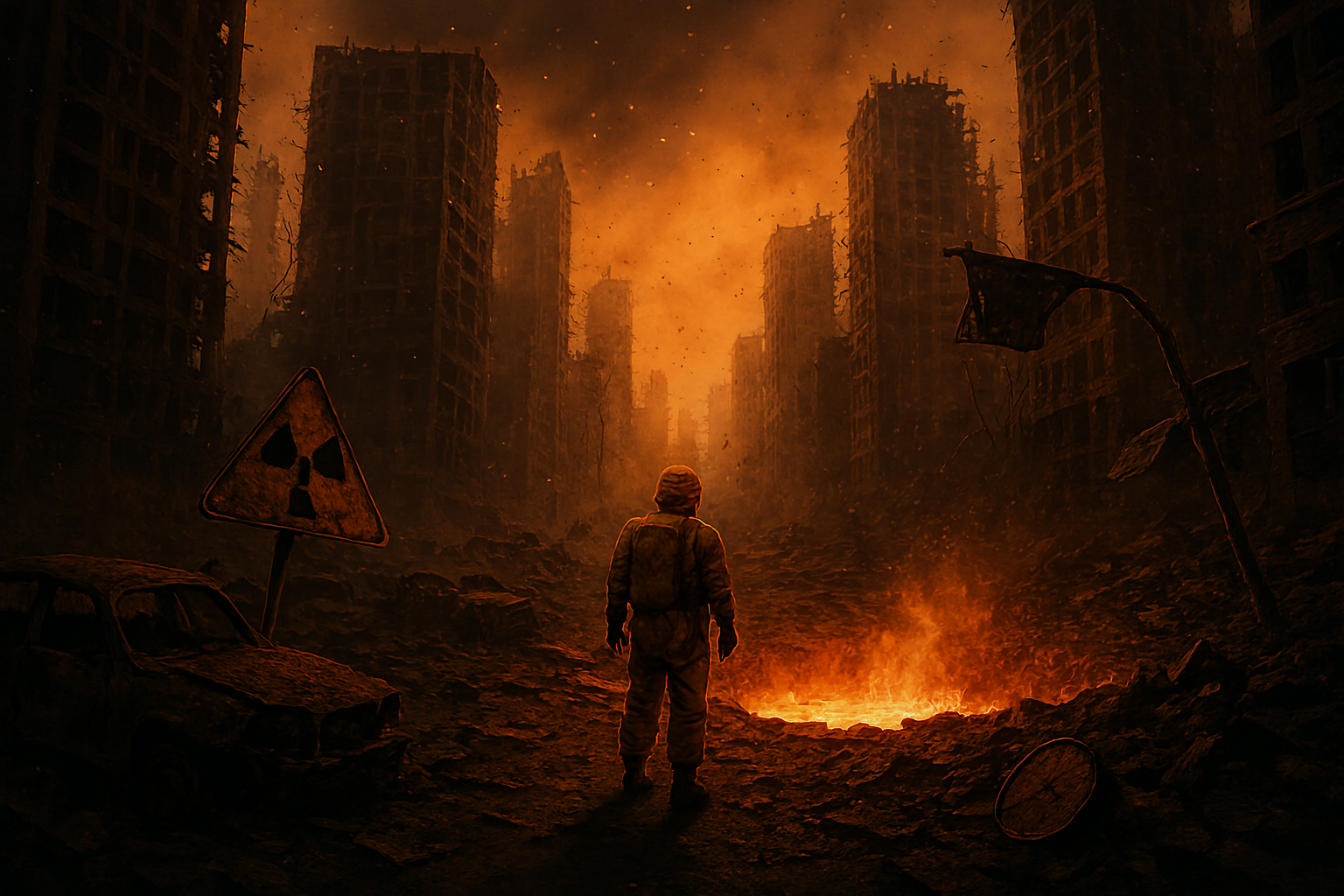 An abandoned citysca